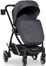 Детская коляска 2 в 1 Euro-Cart Crox 9023-ECC-01, Coal